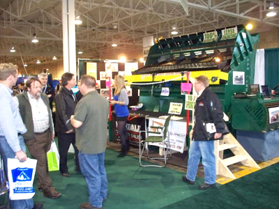 Busy at Booth 1273 Tornto Horticultural Lawn and Garden Show 2008